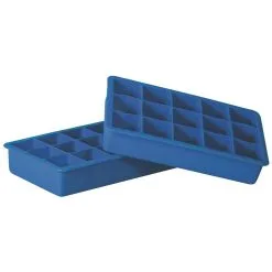 Avanti Ice Cube Tray 15 Cup Silicone Set Of 2 - Blue