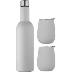 Avanti Wine Travellers Set - Dove Grey