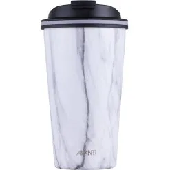 Avanti Go Cup Double Wall 410ml - White Marble