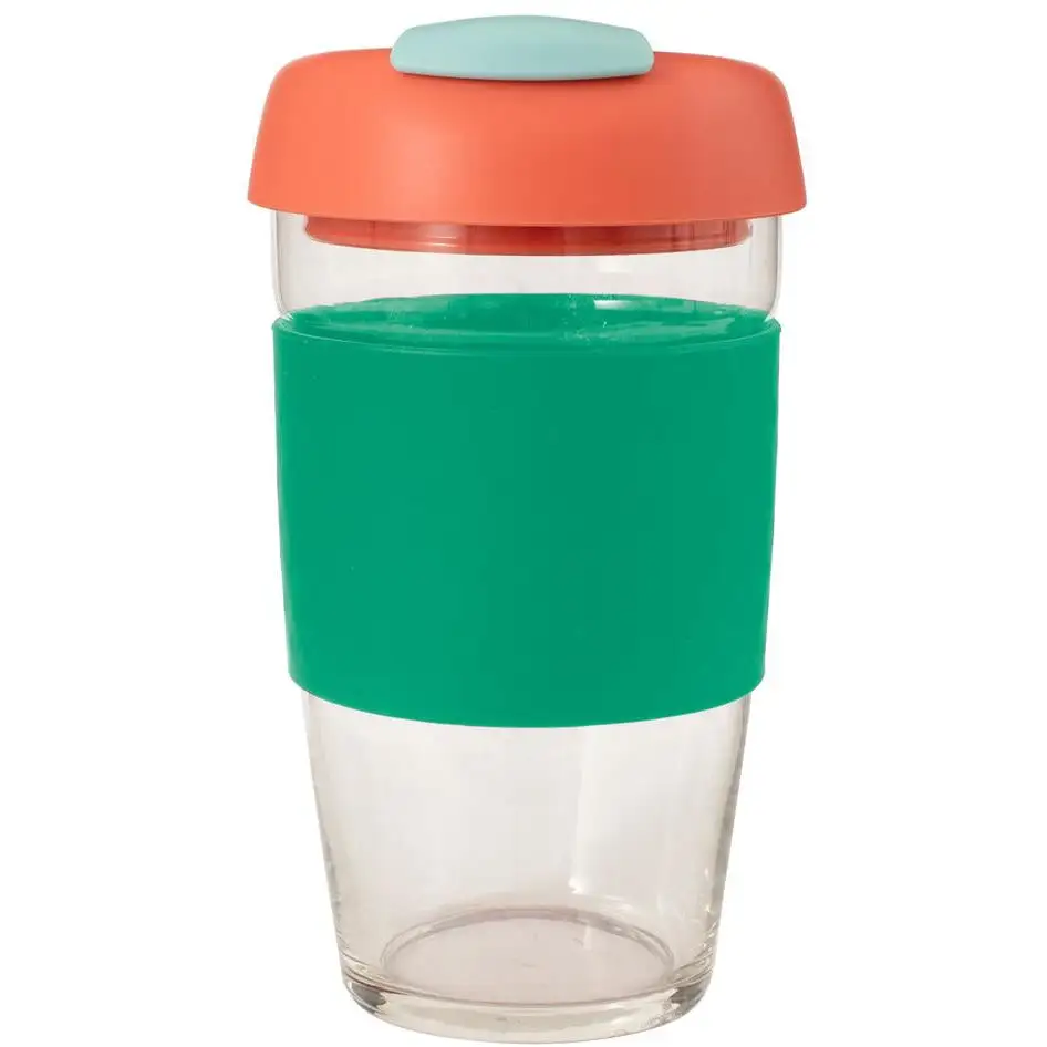Avanti Glass GoCup 473ml Green Coral Seafoam