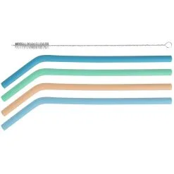 Avanti Silicone Straws Set Of 4