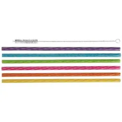 Avanti Reusable Straws Rainbow Set Of 24