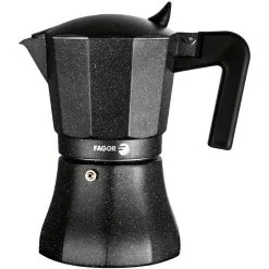 Fagor Tiramisu 6 Cup Aluminium Espresso Maker Charcoal