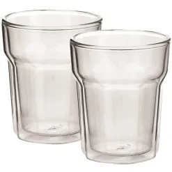 Avanti Nove Twin Wall Glass 2 Pc Set - 250ml