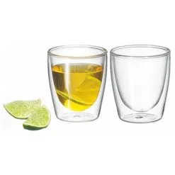 Avanti Caffe Twin Wall Glass Set Of 2 - 150ML