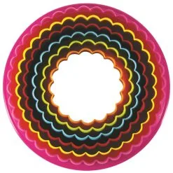 Avanti Double Sided Round Cookie Cutters Set Of 6 - Multi Coloured