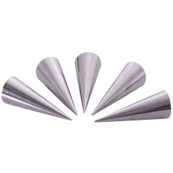 Avanti Stainless Steel Cream Horns - Set Of 6