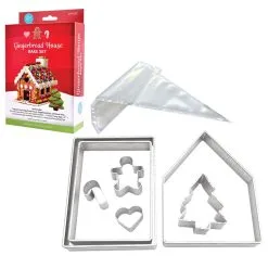 R And M 7 Piece Gingerbread House Bake Set