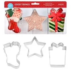 R And M Good Tidings Cookie Cutter Set 3