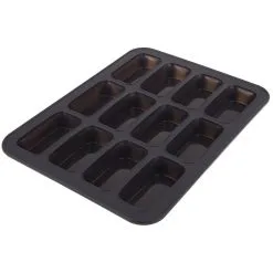 Daily Bake 12 Cup Mini Loaf Pan 32.5cm X 24.5cm - Charcoal
