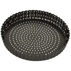 BAKEMASTER Perfect Crust Loose Base Quiche Pan - 23cm X 3.5cm