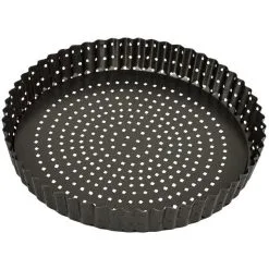 BAKEMASTER Perfect Crust Loose Base Quiche Pan - 25cm X 3.5cm