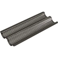 BAKEMASTER Perfect Crust Baguette Tray - 39cm X 16cm