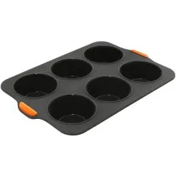 BAKEMASTER Silicone 6 Cup Jumbo Muffin