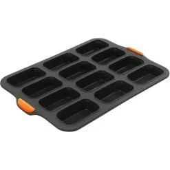 BAKEMASTER Silicone 12 Cup Mini Loaf