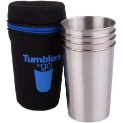D Line D.Line S/S Tumblers To Go 350ml Set 4 With Case