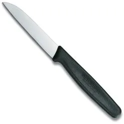 Victorinox Paring Knife Straight Blade 8cm - Black