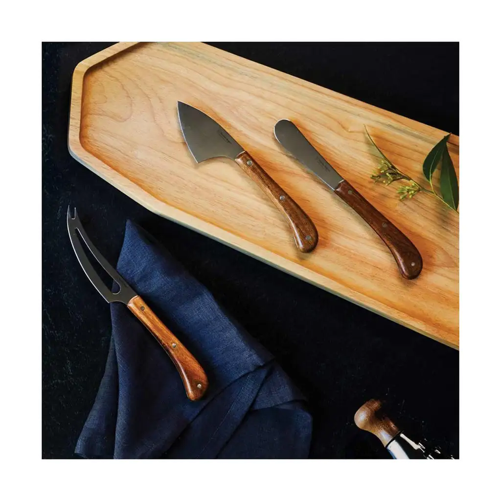 Stanley Rogers Pistol Grip Acacia Cheese 3 Piece Set - Image 2