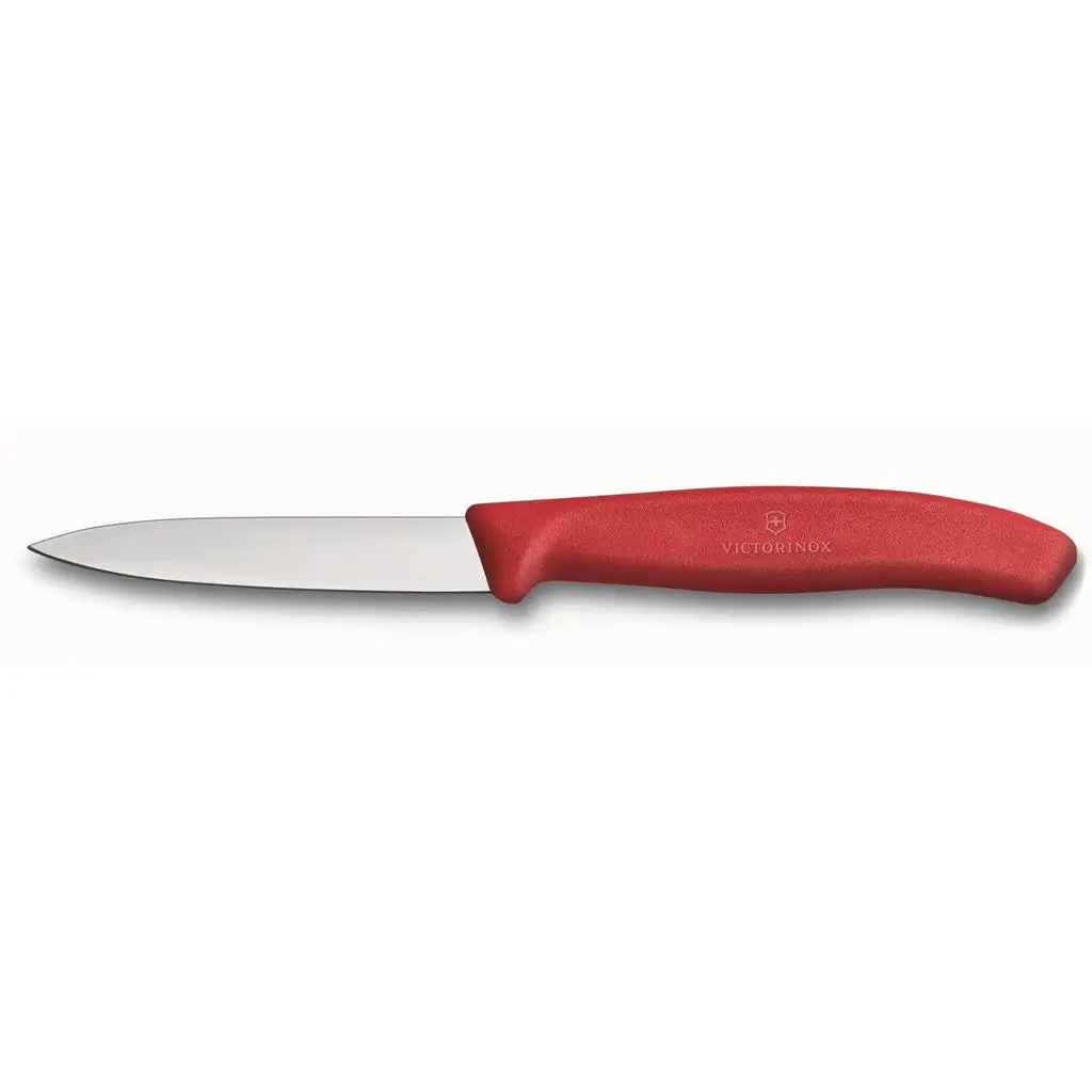 Victorinox Paring Knife Pointed Tip 8cm Red