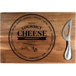Peer Sorensen Rectangle Cheese Board With S/S Knife 30cm X 20cm