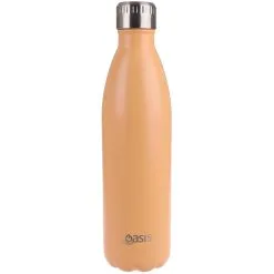 Oasis Drink Bottle 750ml Stainless Steel Double Wall Insulated - Matte Rockmelon