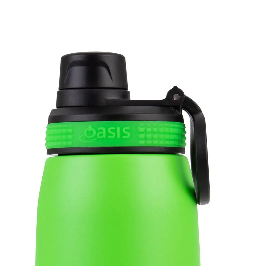 Oasis Insulated Sports Bottle Screw Cap 780ml Neon Green - Image 6