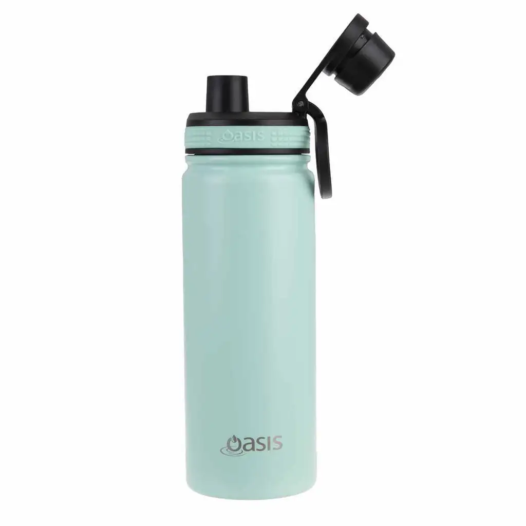 Oasis Insulated Challenger Bottle With Screw Cap 550ml Mint - Image 2