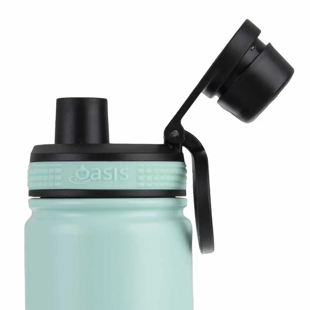 Oasis Insulated Challenger Bottle With Screw Cap 550ml Mint - Image 3