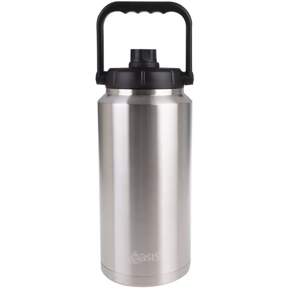Oasis Insulated Jug With Carry Handle 3.8L Silver