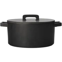 Maxwell And Williams Epicurious Round Casserole 1.3L - Black