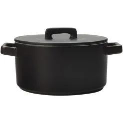 Maxwell And Williams Epicurious Round Casserole 2.6L - Black