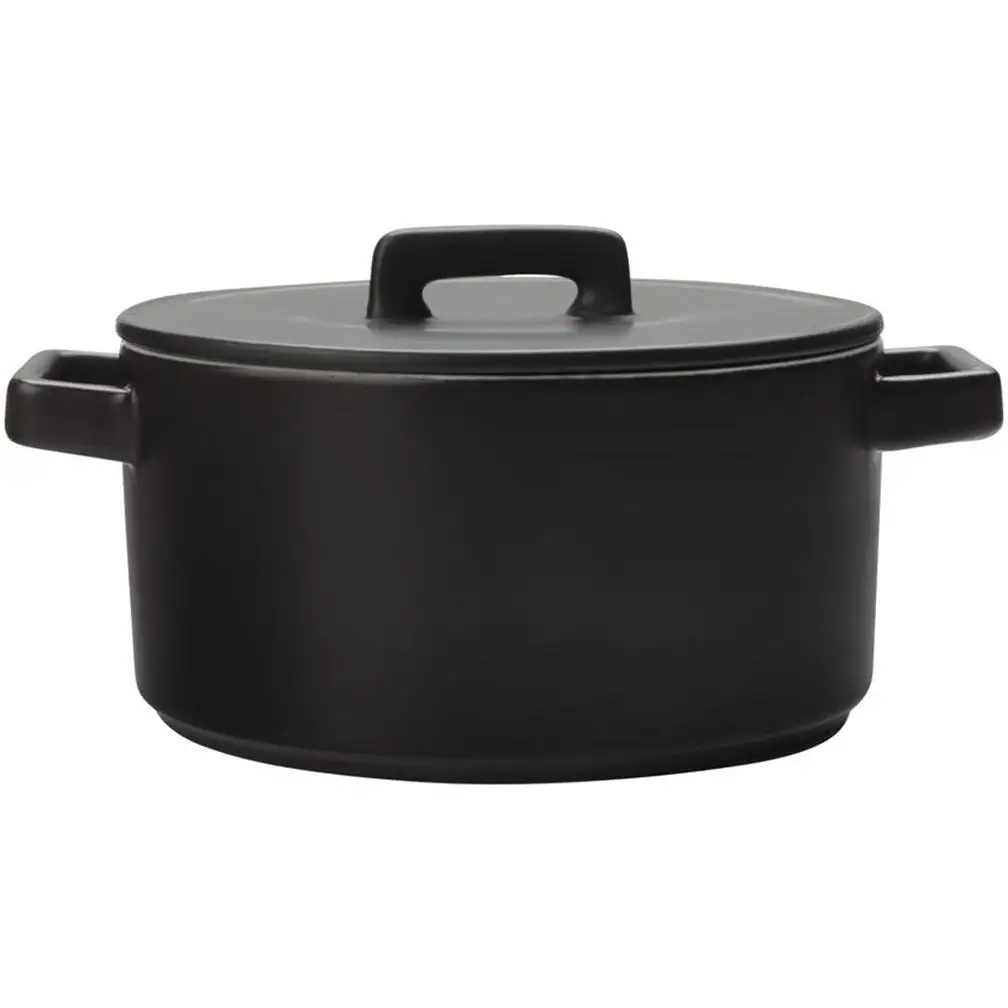 Maxwell And Williams Epicurious Round Casserole 2.6L - Black