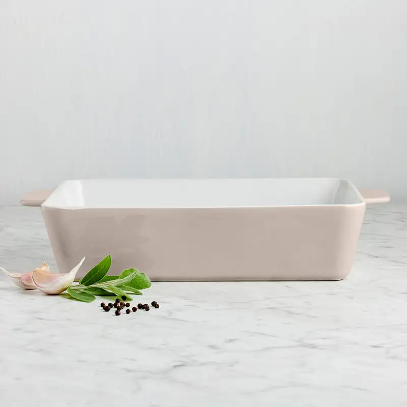 Maxwell And Williams Zenith Lasagne Dish 30x24.5cm Taupe Gift Boxed - Image 2