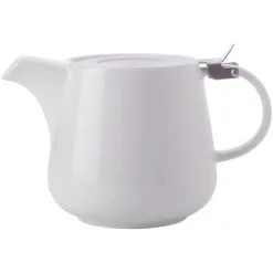 Maxwell And Williams White Basics Teapot With Infuser 1.2L - White