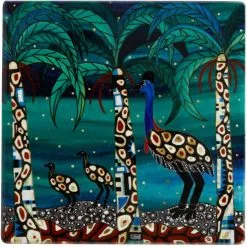 Maxwell And Williams Melanie Hava Ceramic Square Coaster 10cm - Cassowaries Home