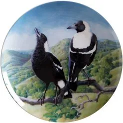 Maxwell And Williams Birds Of Australia Anniversary Plate 20cm - Magpie