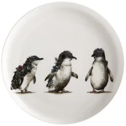 Maxwell And Williams Marini Ferlazzo Australian Families Plate 20cm Penguin Parade Gift Box