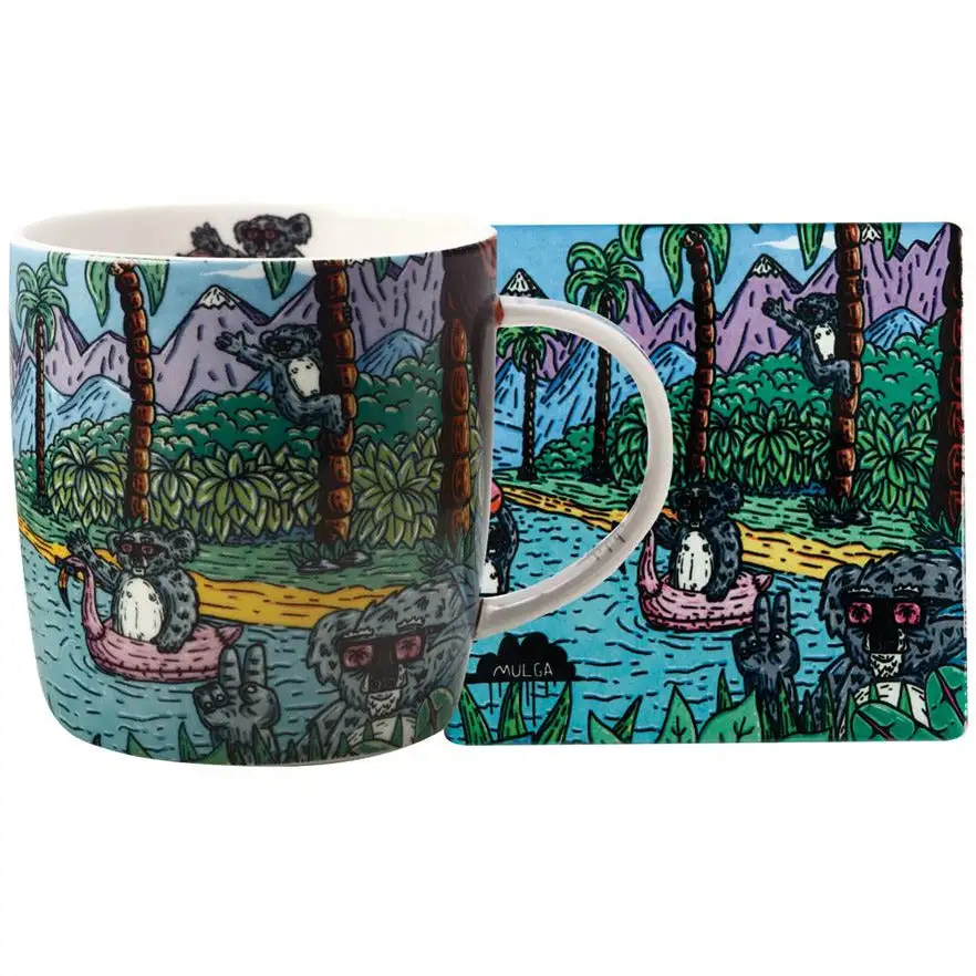 Maxwell And Williams Royal Childrens Hospital UooUoo Mug And Coaster Set By Mulga The Artis