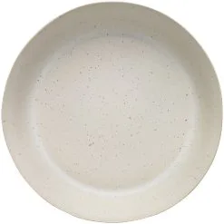 Ecology Malta Round Shallow Serving Bowl 34cm Linen