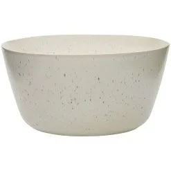 Ecology Malta Round Tall Serving Bowl 25cm Linen