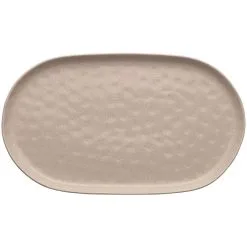 Ecology Speckle Oval Serving Platter 40 X 24 X 2cm Cheesecake