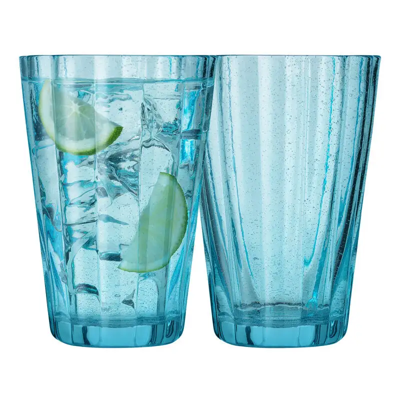 Ecology Adrift Set Of 4 Hi Ball Tumblers 345ml Blue