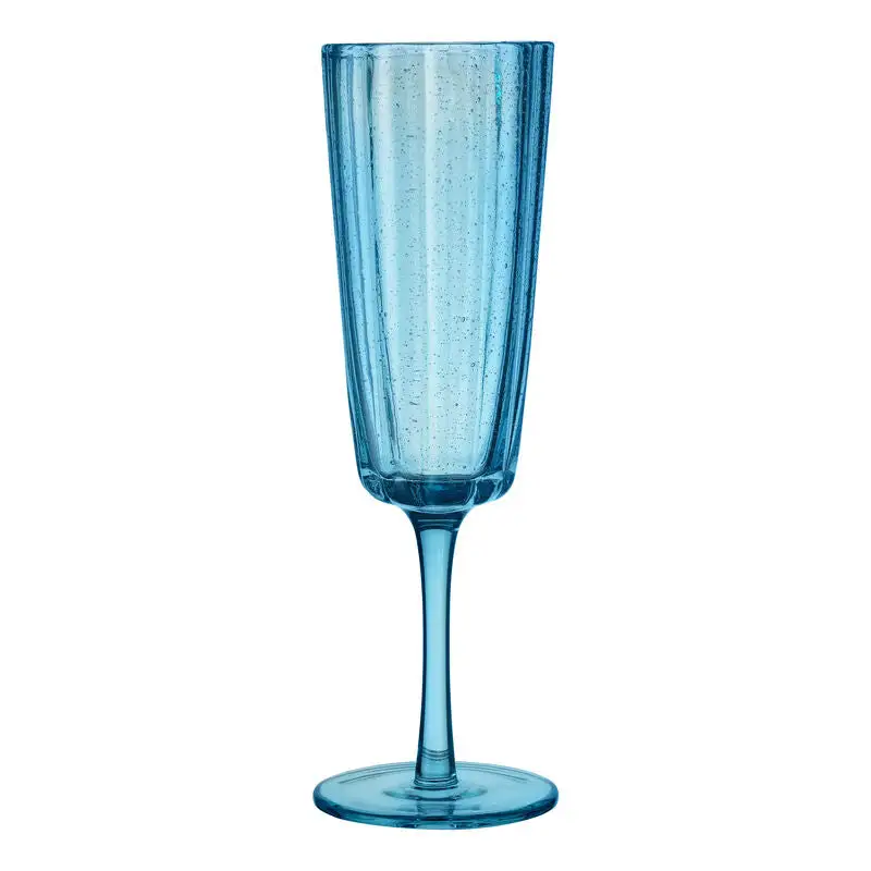 Ecology Adrift Set Of 4 Flutes 210ml Blue - Image 3