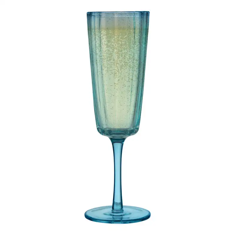 Ecology Adrift Set Of 4 Flutes 210ml Blue - Image 4