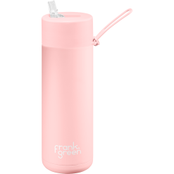 Frank Green 20oz Reusable Bottle - Straw Lid - Blushed