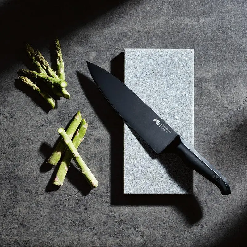 Furi Pro Jet Black Cooks Knife 20cm - Image 2