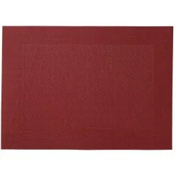 Maxwell And Williams Placemat Wide Border 45cm X 30cm - Red