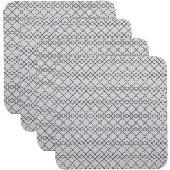 Maxwell And Williams Semaphore Cork Back Coaster 10.5cm Set Of 4 Gift Boxed