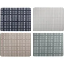 Maxwell And Williams Halsie Cork Back Placemat 34x26.5cm Set Of 4 Gift Boxed