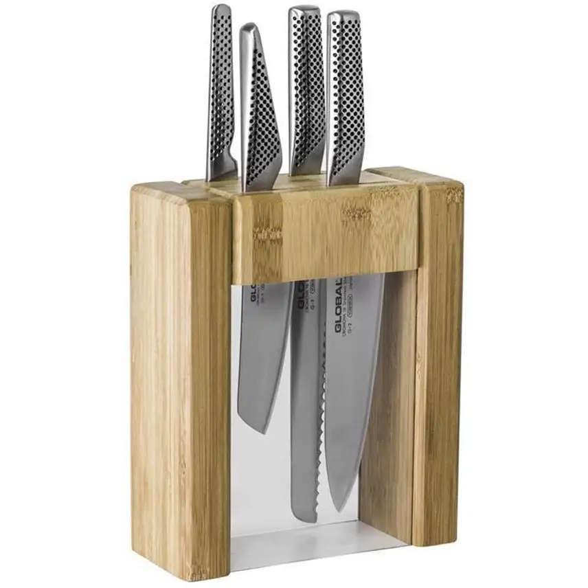 Global 5 Piece Ikasu Knife Block Set